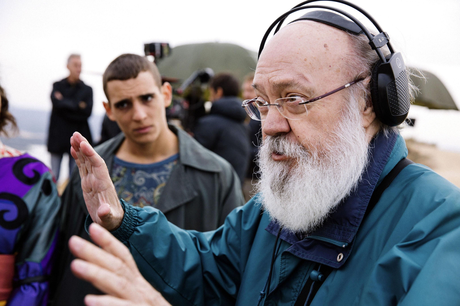 El director durante el rodaje de 'Tiempo después'.