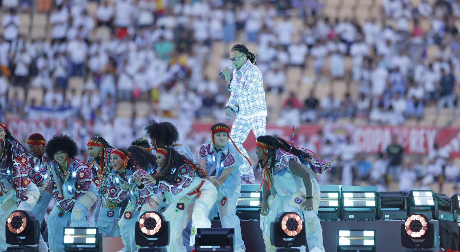 Una imagen de la fiesta previa de la final de Copa en 2023