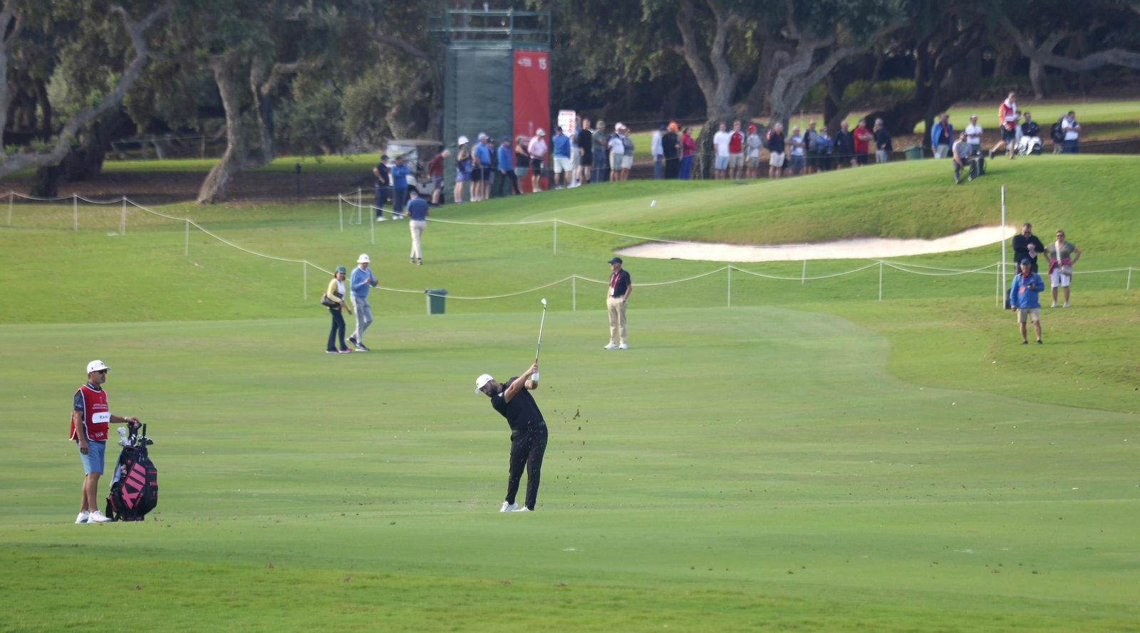 Las fotos de la primera jornada del Estrella Damm N.A. Andalucía Masters de golf, en el RCG Sotogrande de San Roque