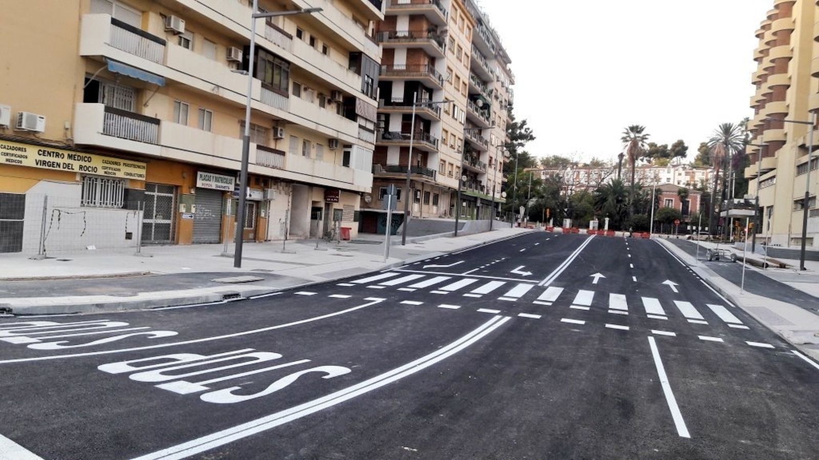 La Avenida de Cádiz, tras las obras ejecutadas por el Ministerio de Fomento.