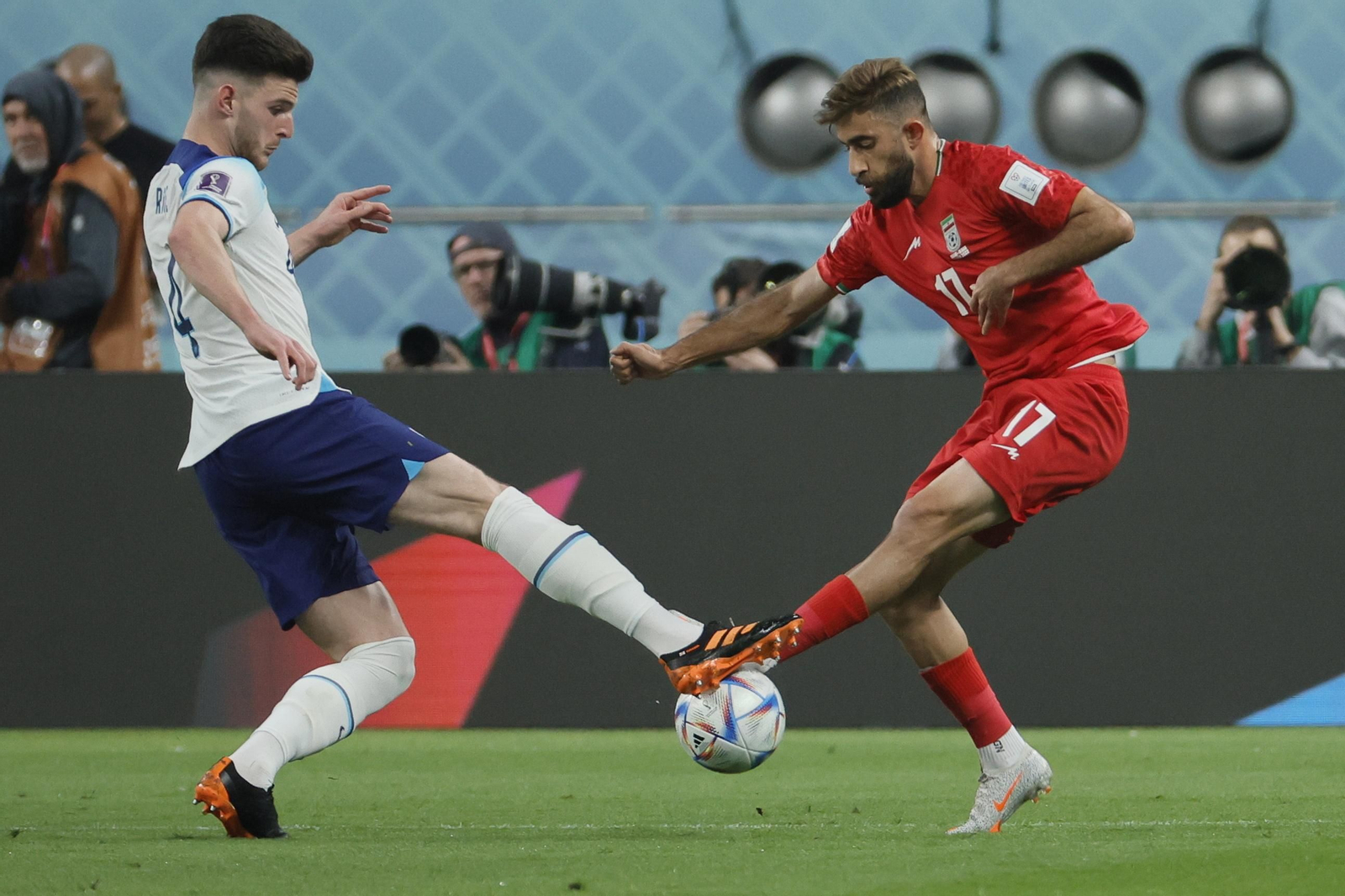 Las imágenes del Inglaterra-Irán del Mundial