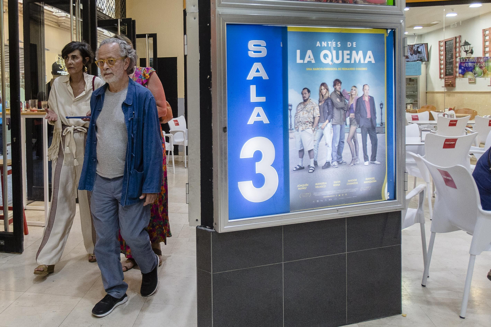 Preestreno en Cádiz de la película de Fernando Colomo "Antes de la quema"