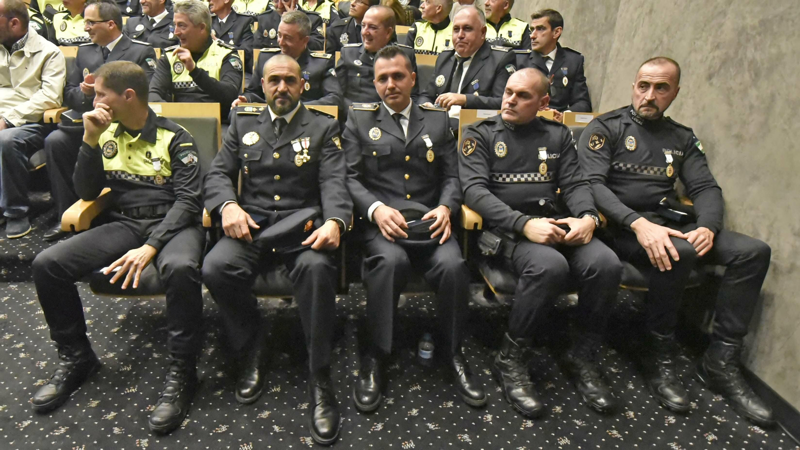 Las fotos de los reconocimientos a la Policía Local de La Línea