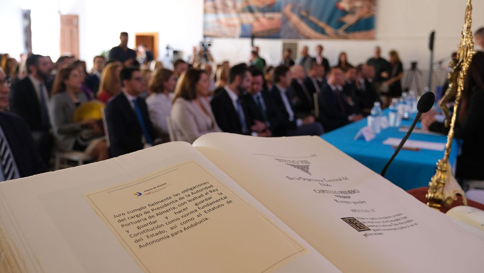 La toma de posesión de Rosario Soto como presidenta del Puerto de Almería