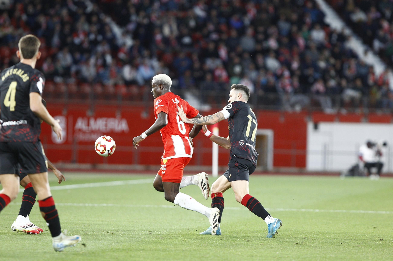 La U.D. Almería destroza al Sevilla C.F. en la Copa del Rey