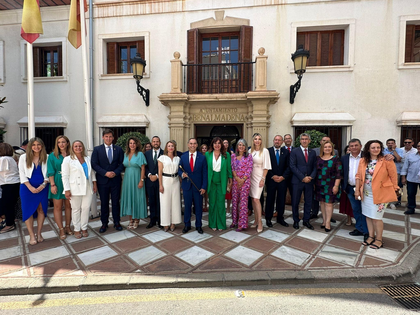 El nuevo equipo de Gobierno del Ayuntamiento de Benalmádena.
