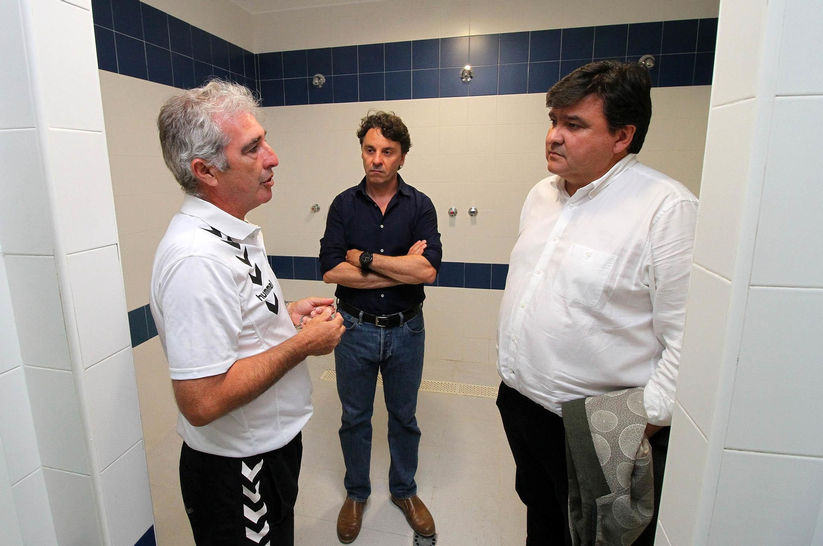 Imágenes de la inauguración de las pistas deportivas de la Paza Andévalo