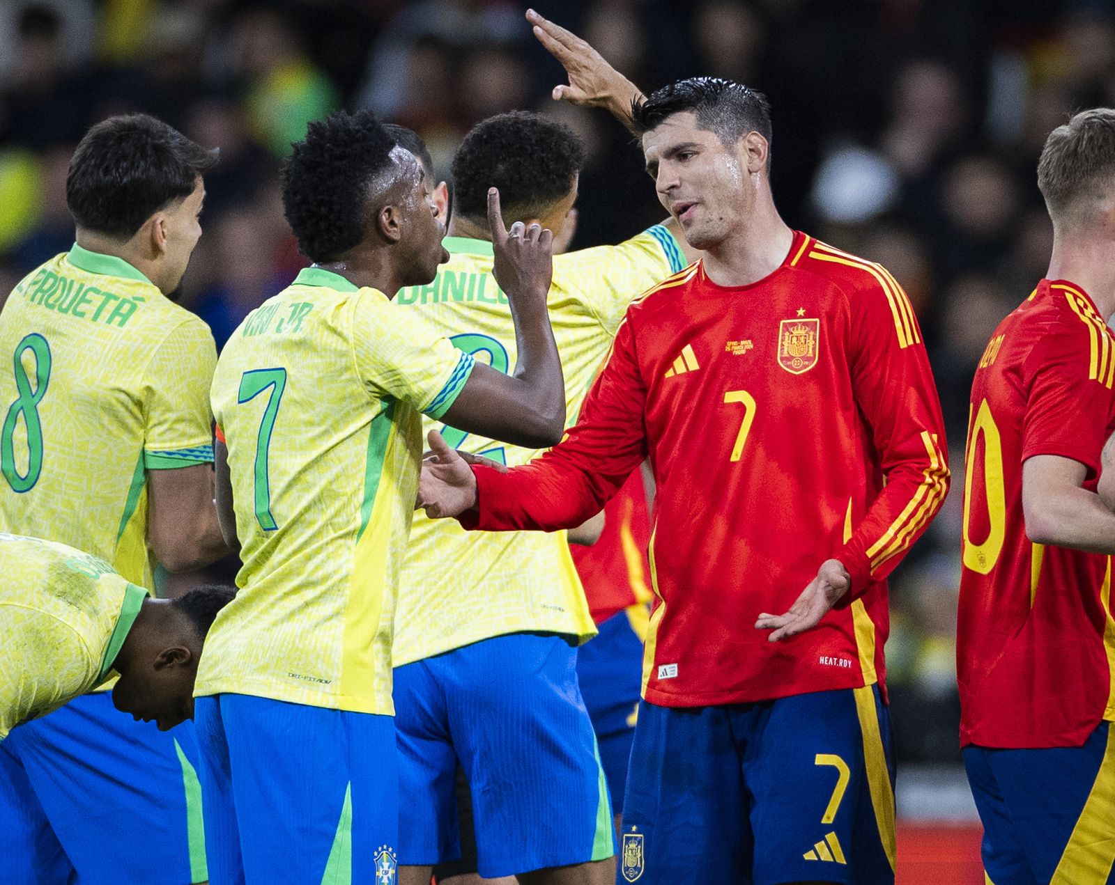 Las fotos del España - Brasil