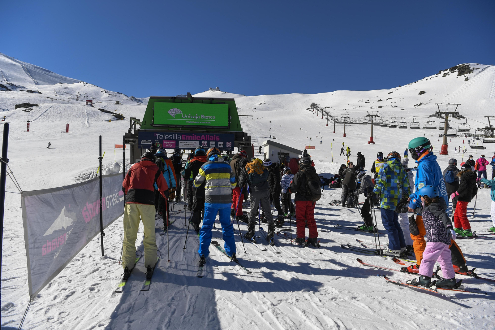 Fotos del último día de esquí en Sierra Nevada