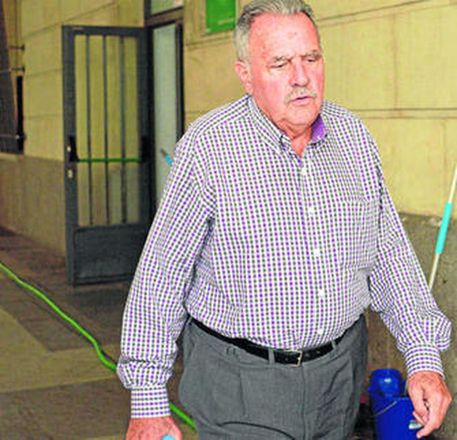 El empresario Jorge Andrés Morell, ayer en los juzgados de Sevilla.