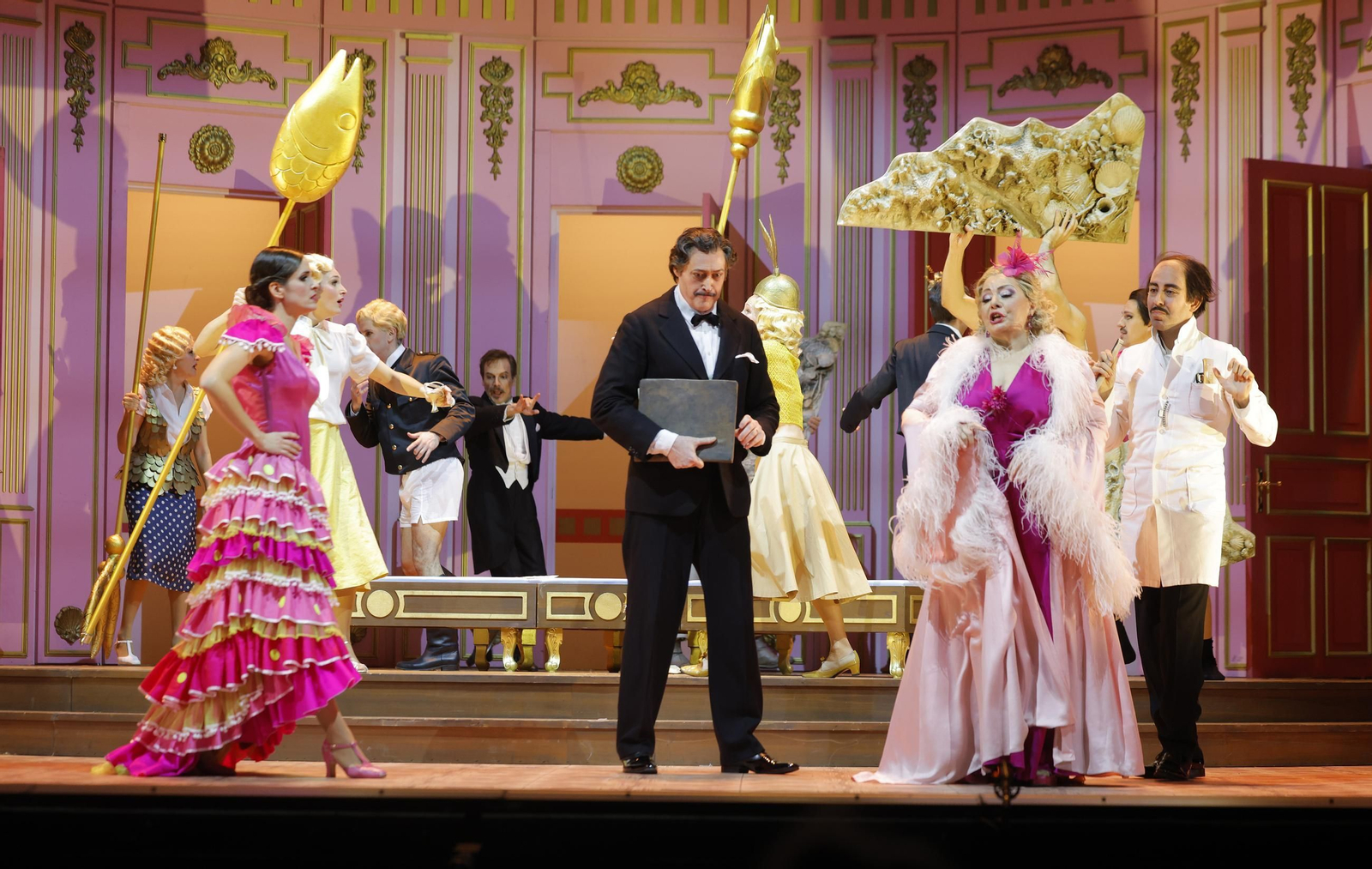 Ensayo general de la ópera 'Ariadne auf Naxos', todas las fotos