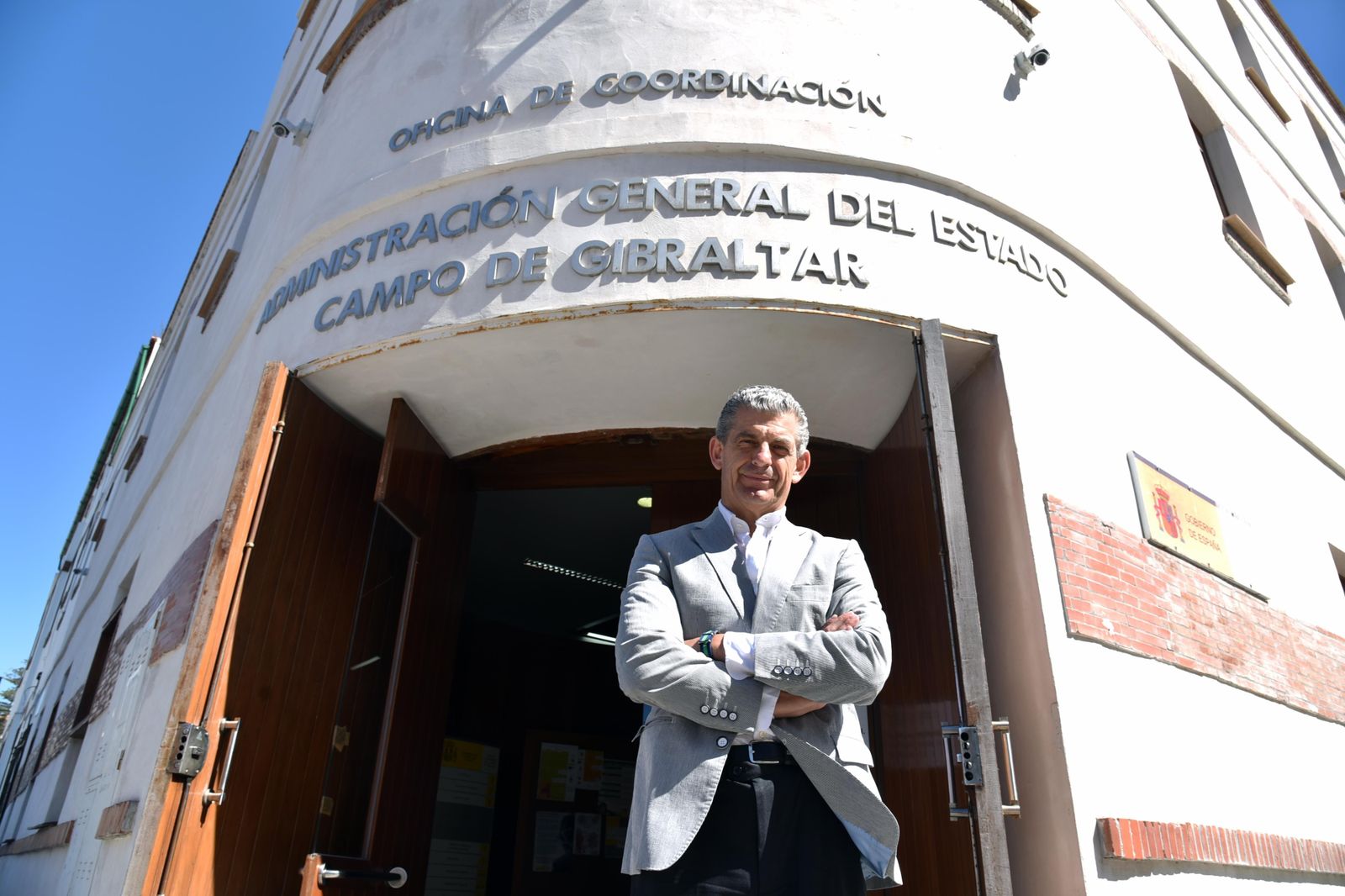 José Medina Arteaga, en su etapa como delegado del Estado en el Campo de Gibraltar.