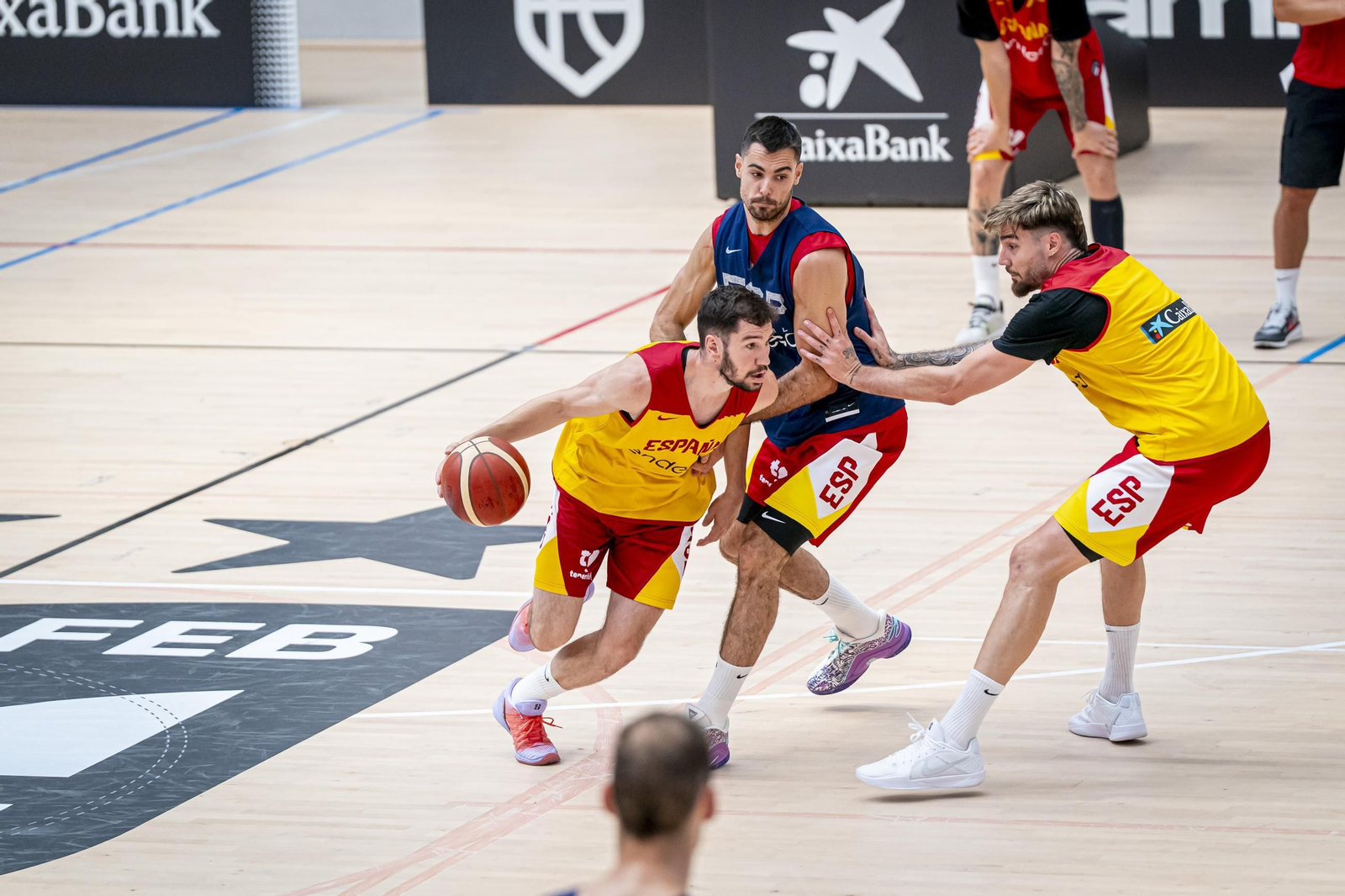 España acaba su trabajo en Madrid antes de venir a Málaga