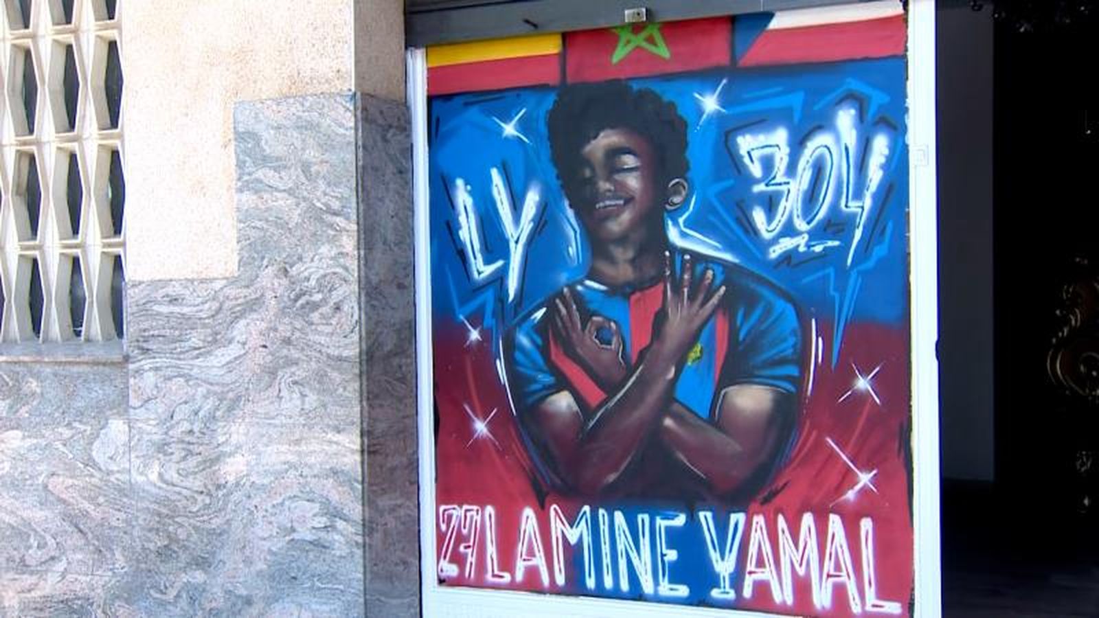 Los barrios de Nico Williams y Lamine Yamal se vuelcan con ellos la previa de la final de la Eurocopa