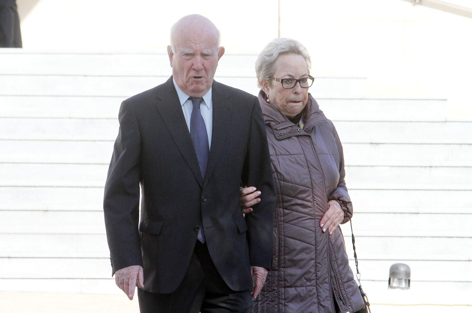 Condolencias a la familia García Palacios durante la mañana en el tanatorio, en imágenes