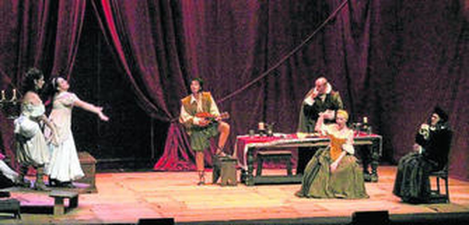 Escena de 'Las rameras de Shakespeare' en El Ejido.