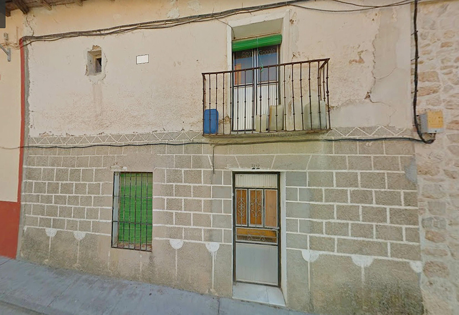 Este es el domicilio social del partido Ganemos en el municipio vallisoletano de Ciguñuela en una imagen de 2013.