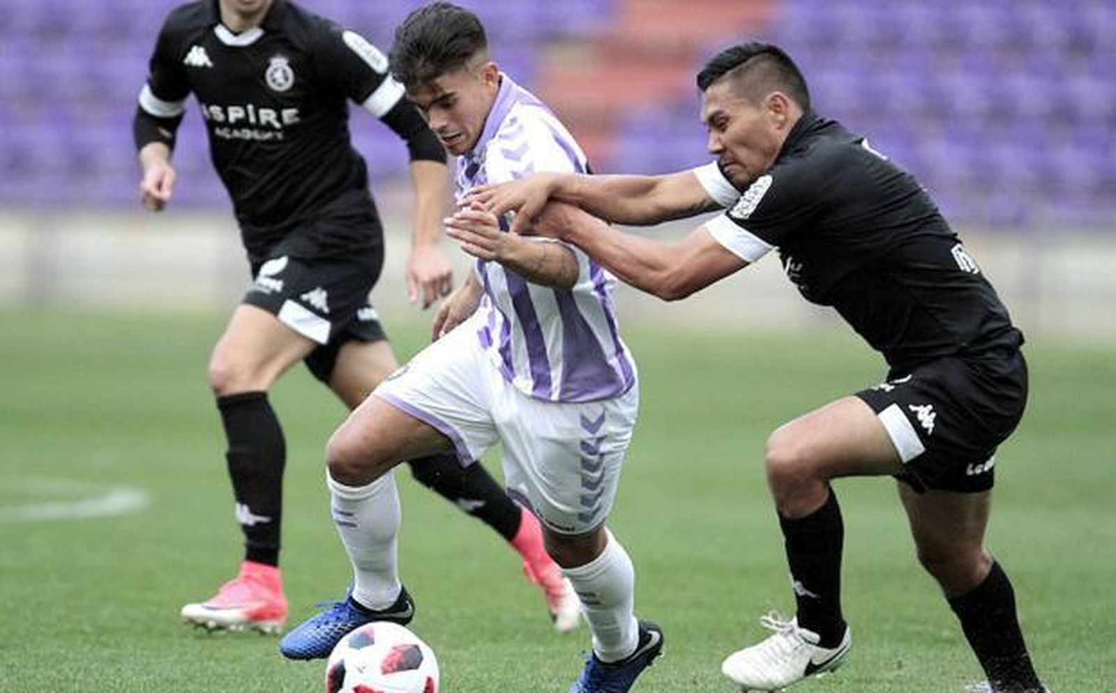 Kuki Zalazar, con el Valladolid Promesas.