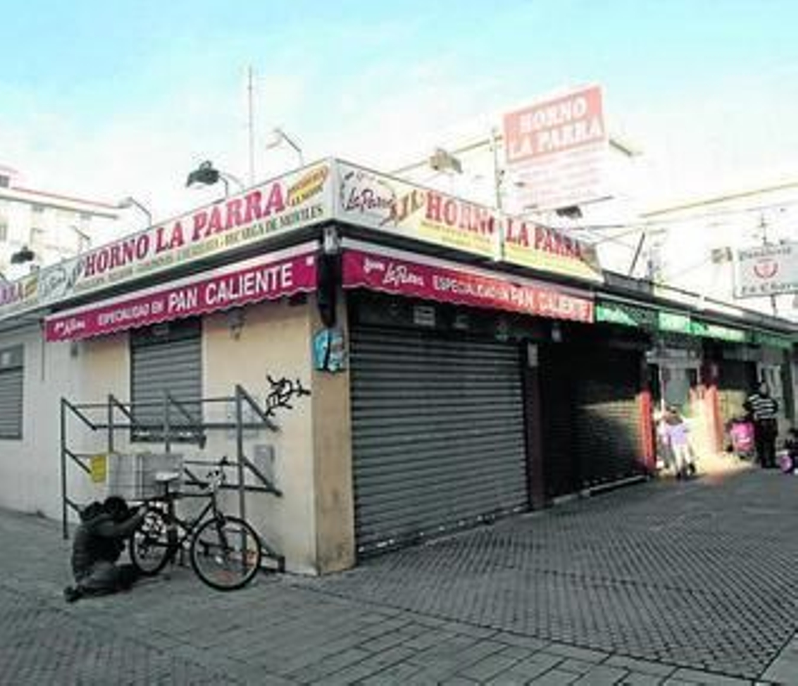 El lugar en el que ocurrieron los hechos, al mediodía de ayer.