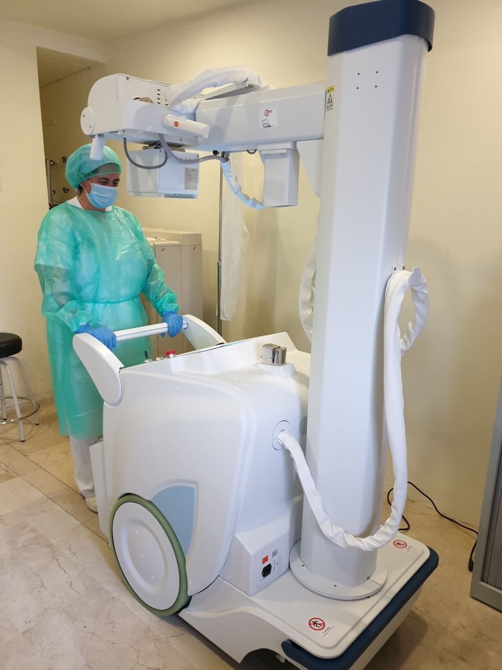 El nuevo equipo de radiología portátil ya disponible en el hospital de Jerez
