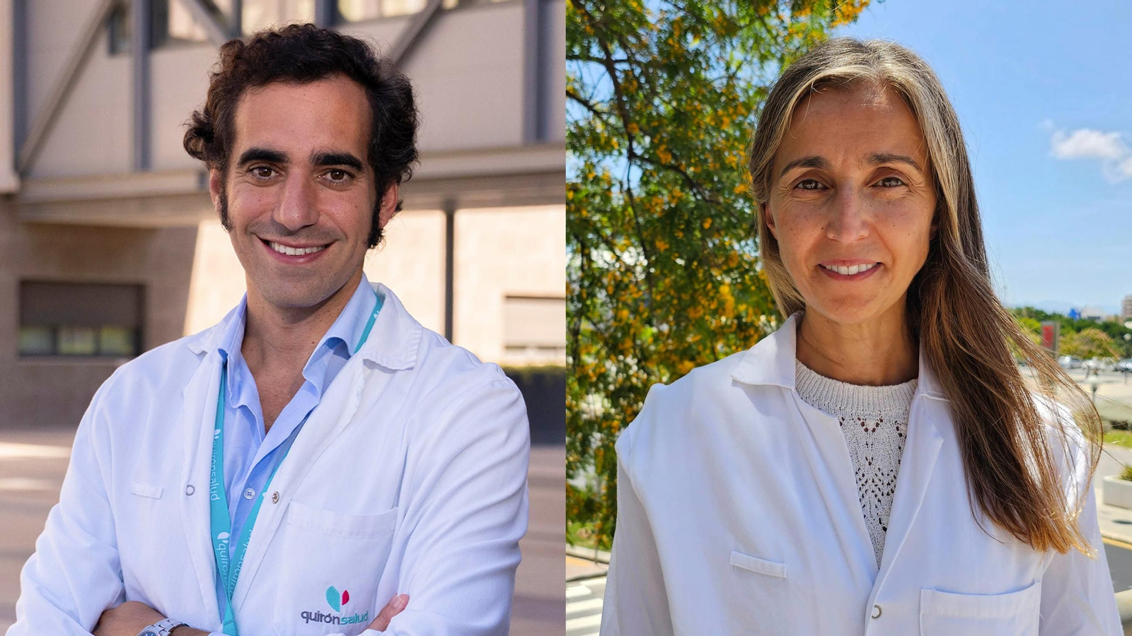 Doctores Jessica Martín Orlando y Rordrigo Orozco. Ginecología Hospital QS Málaga