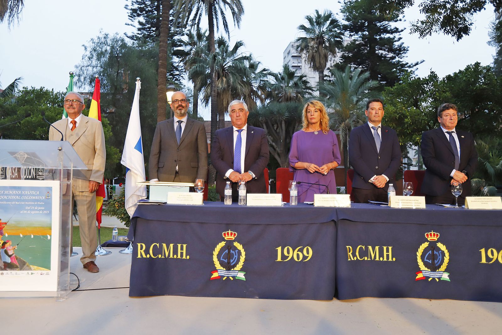 Imágenes del pregón de la XLIX edición de la Semana Náutica Internacional Colombina