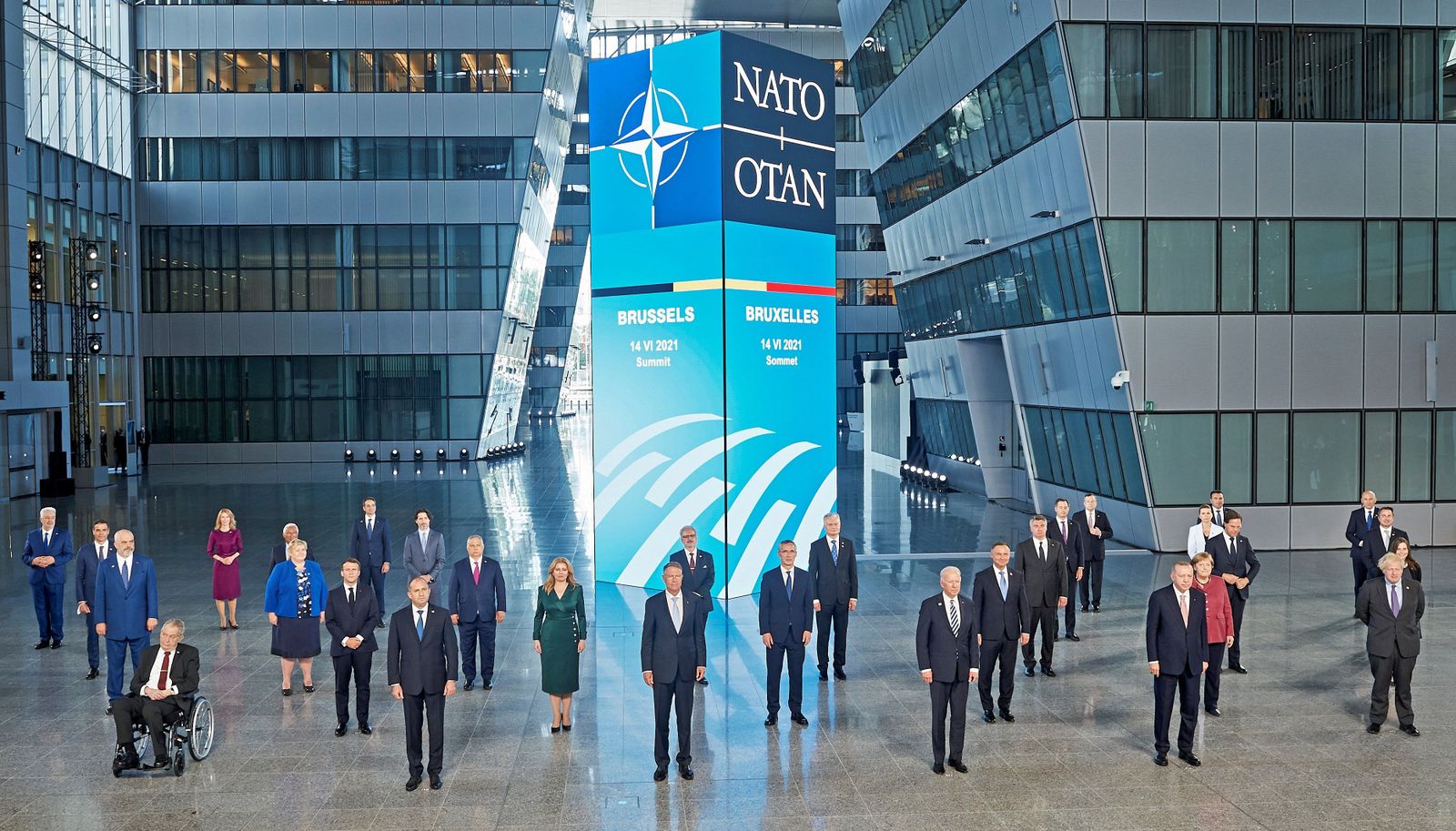 Cumbre de la OTAN celebrada en Bruselas en junio del año pasado.