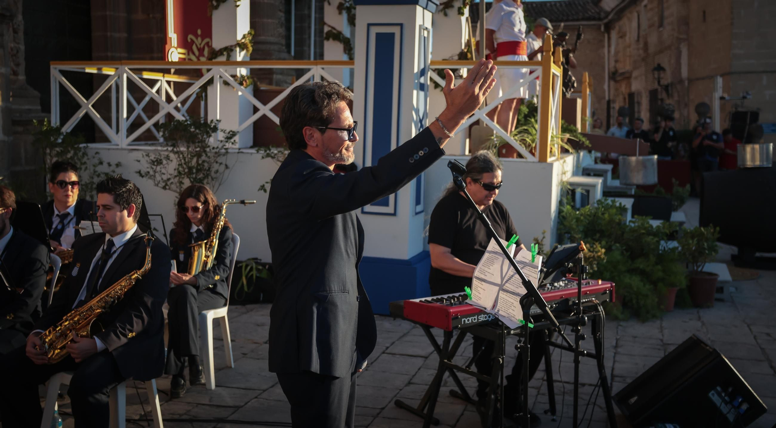 Imágenes de la Pisa de la Uva en la Catedral de Jerez