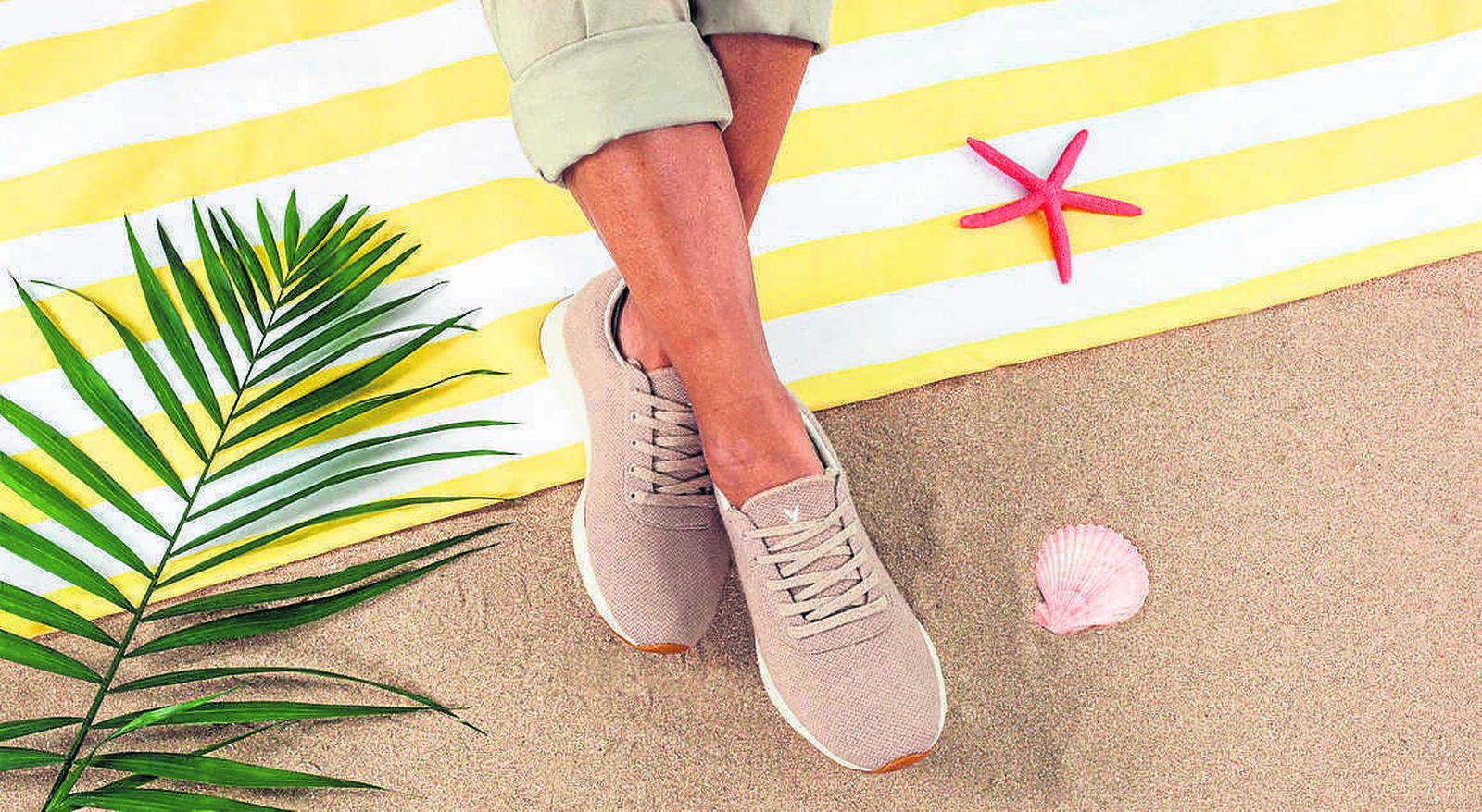 El material de estas zapatillas es 100% natural.