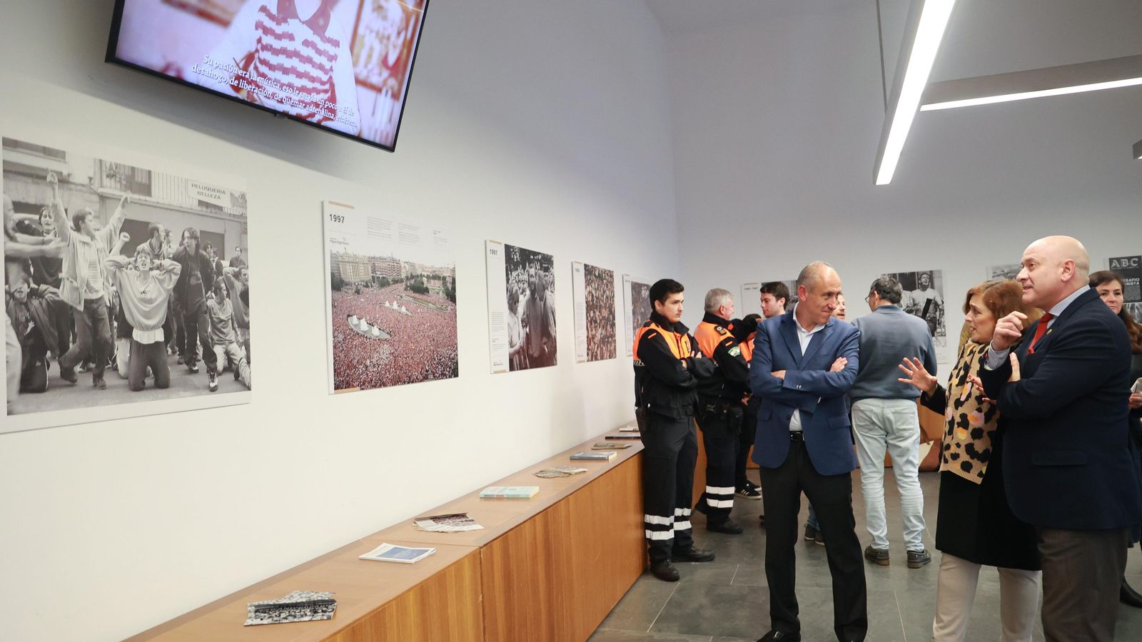 Inauguración de la exposición.