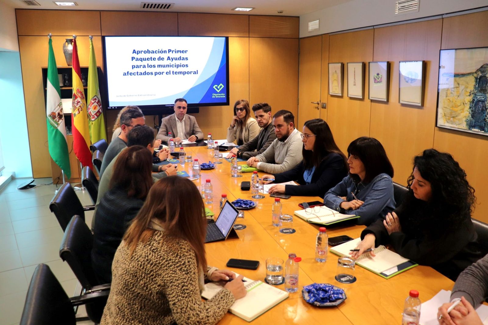 Junta de Gobierno extraordinaria en la Diputación de Granada.