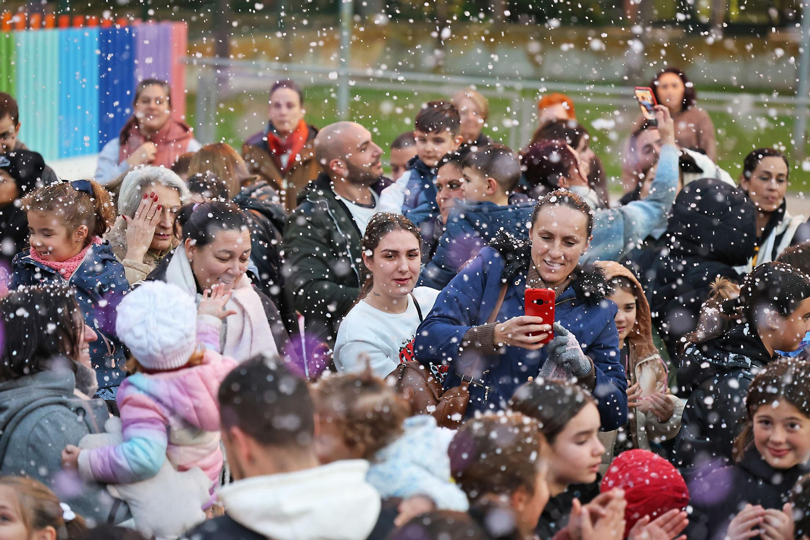 Imágenes de la última nevada de la Navidad en Huelva