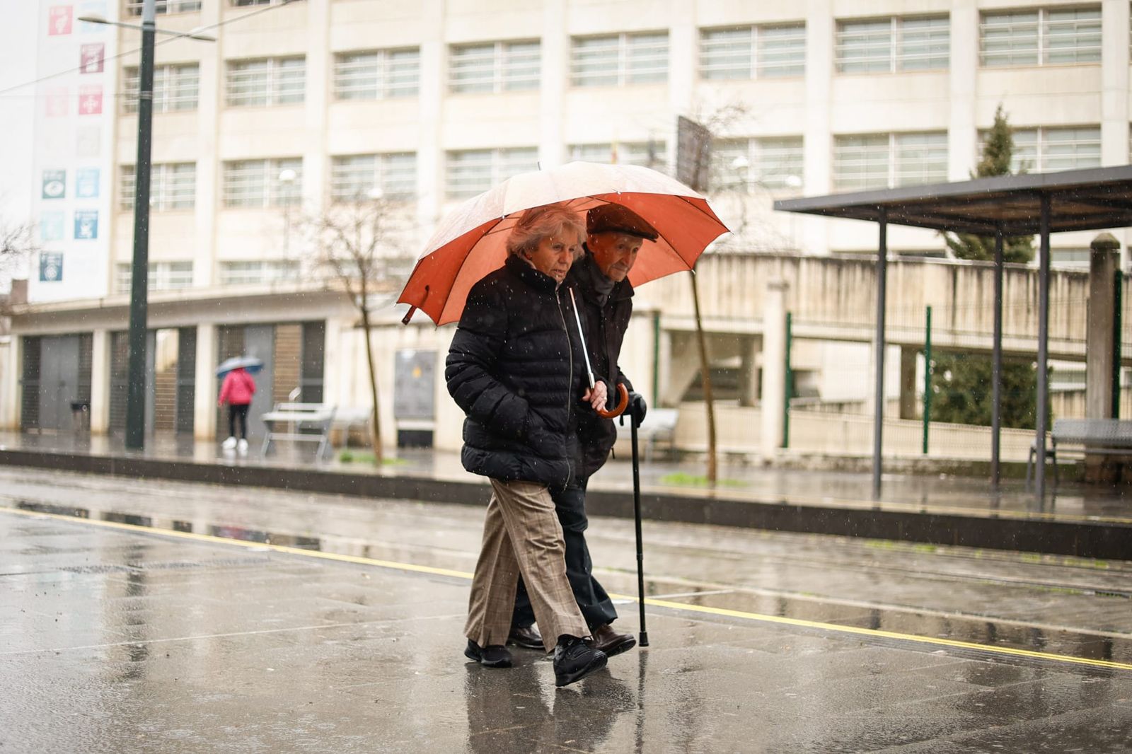 Kristin 'vacía' Granada: las imágenes del paso de la borrasca por la ciudad