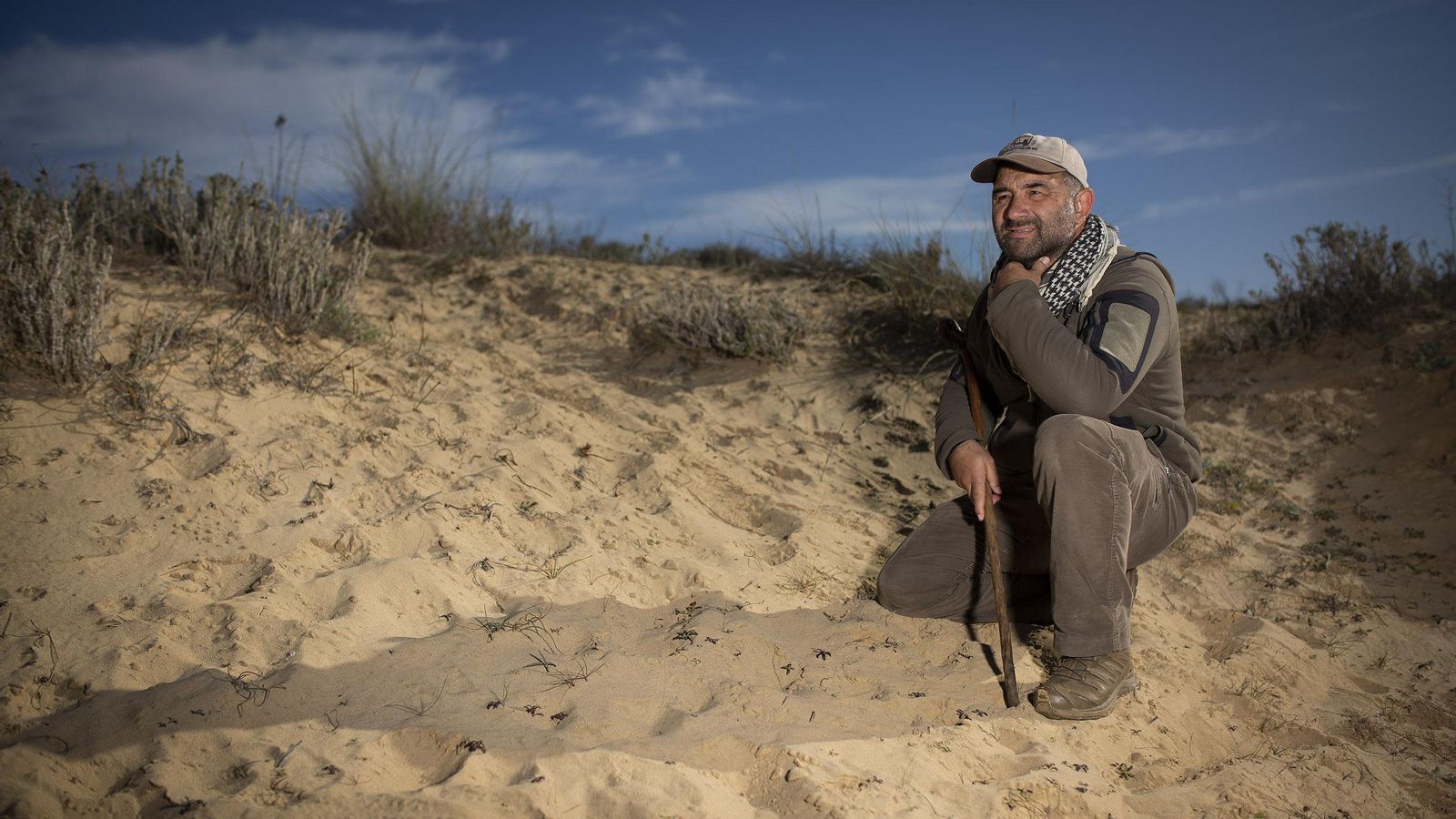 José María Galán, rastreador y guía del parque nacional.