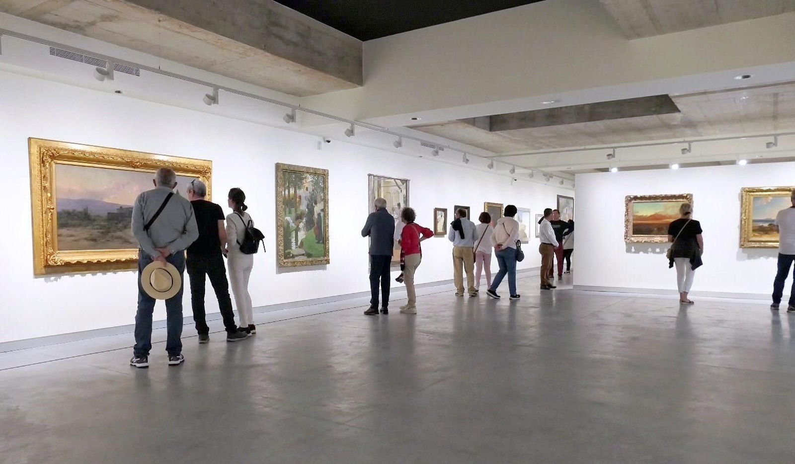 La sala acoge una muestra de la colección de Carmen Thyssen.