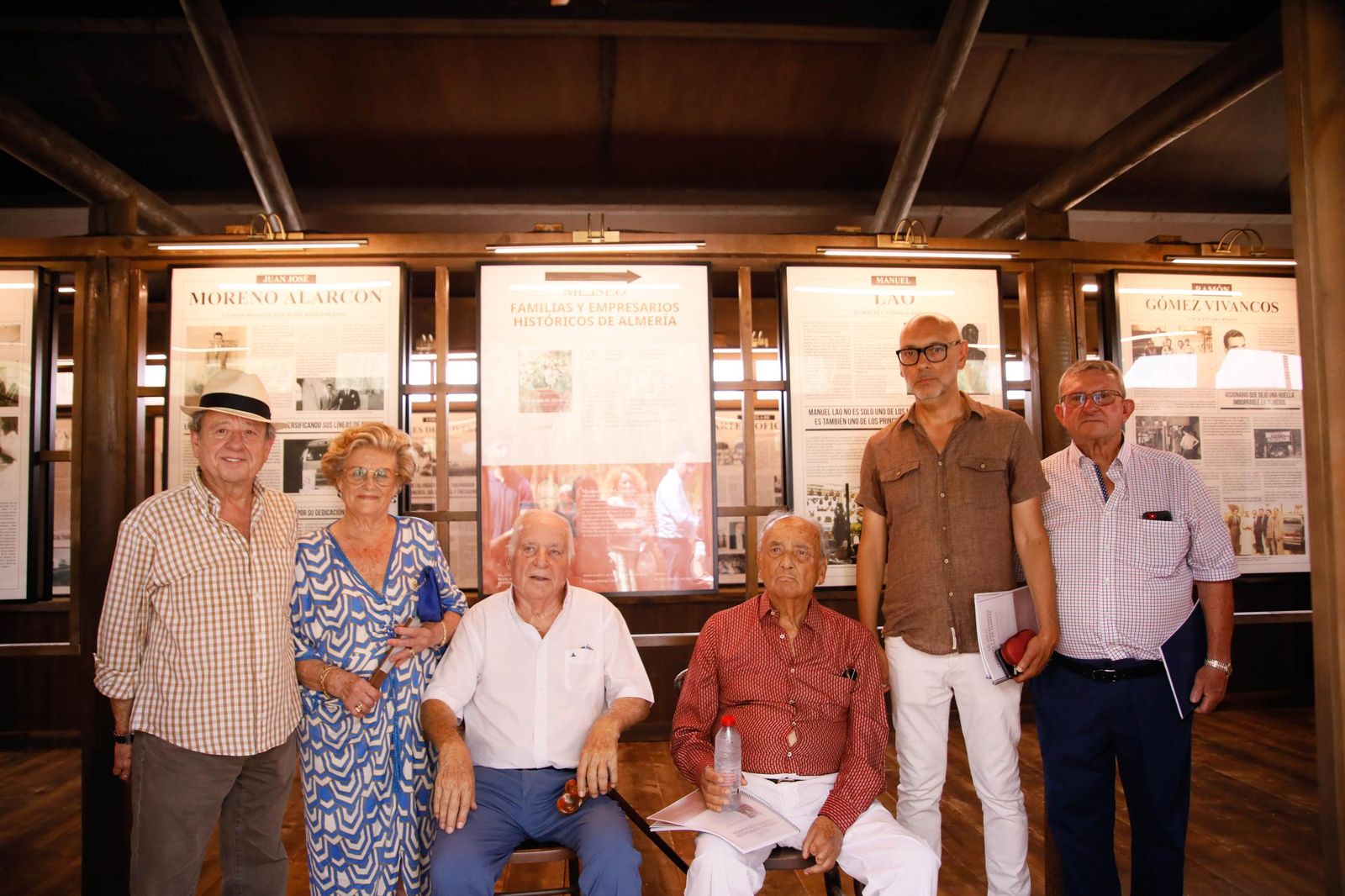 Imágenes del museo a los grandes empresarios y familias históricas de Almería