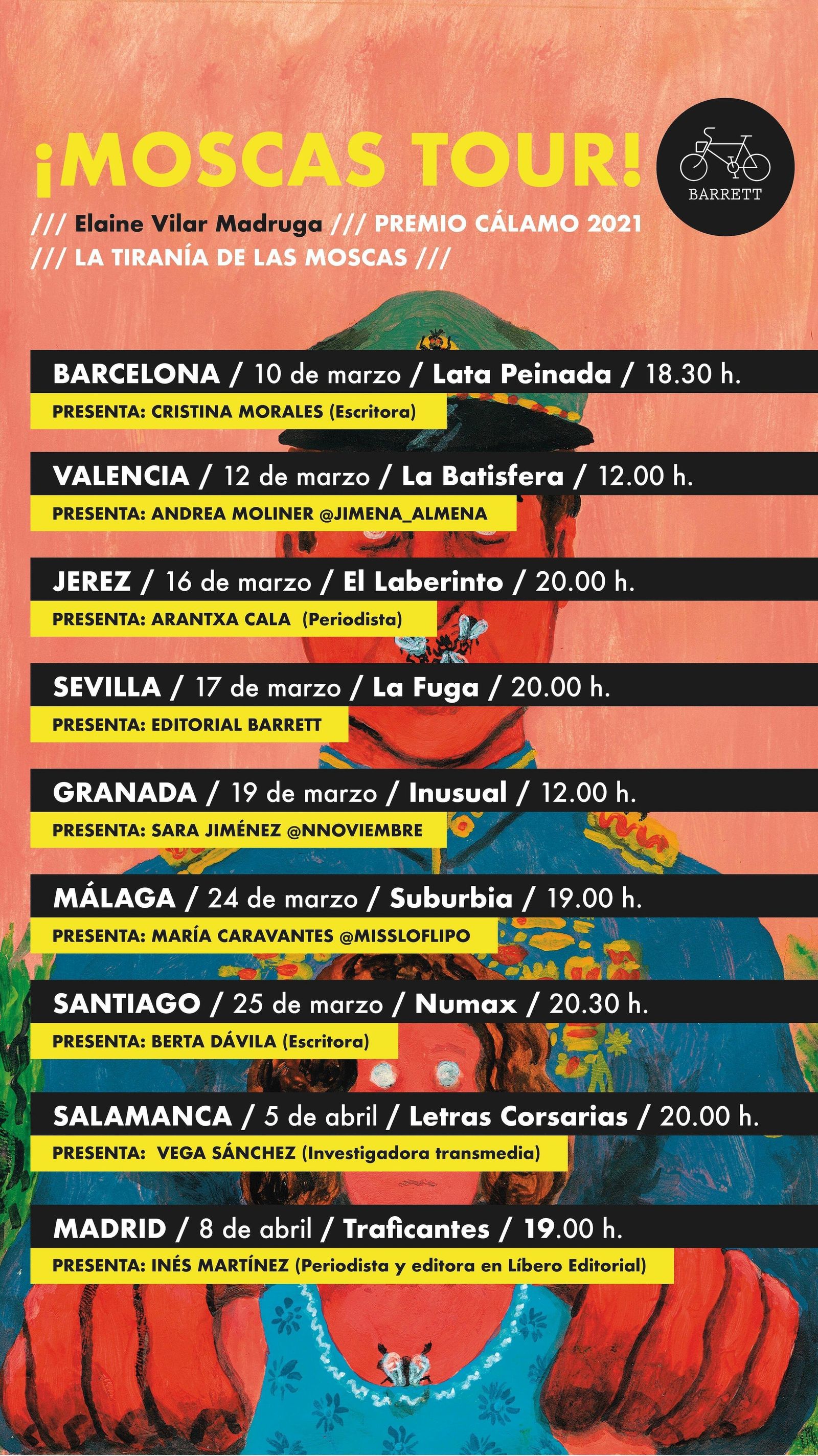 Tour de 'La tiranía de las moscas'.