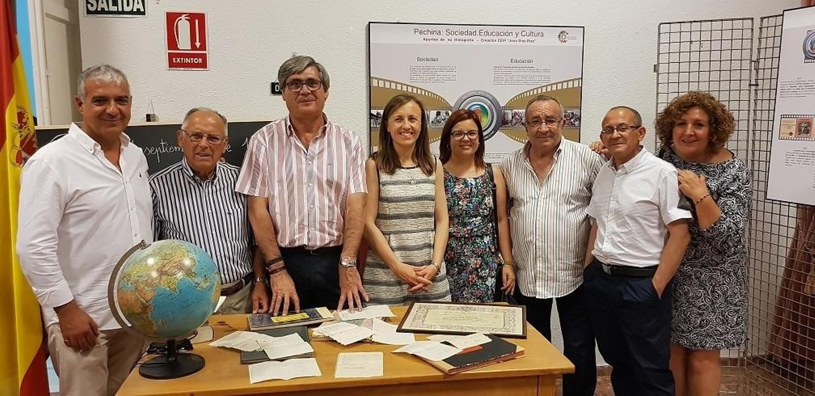 En la inauguración de los actos conmemorativos estuvo la delegada de Educación-