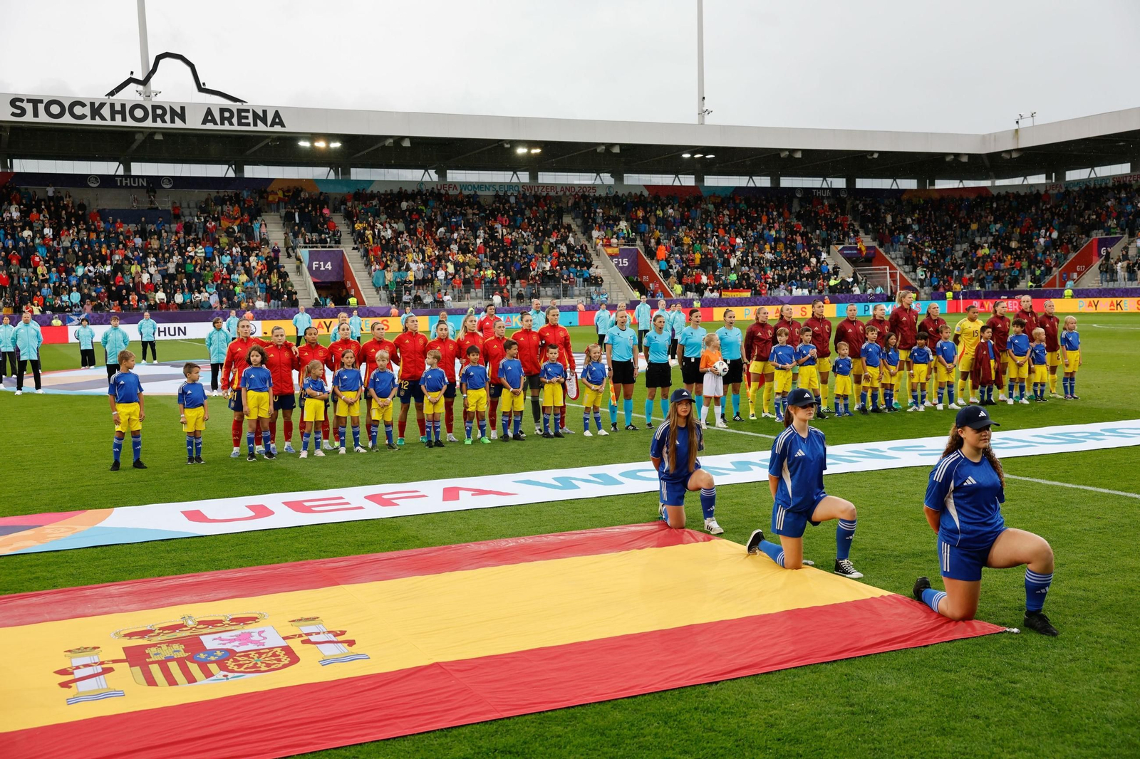 Las fotos de la goleada de España sobre Bélgica en la Eurocopa femenina