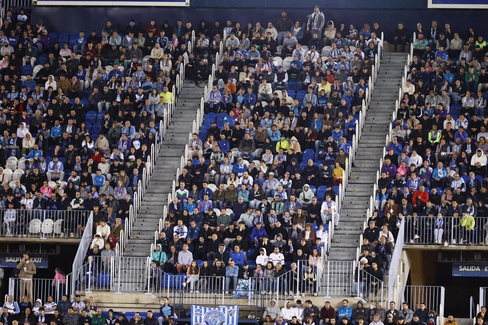 Búscate en las gradas de La Rosaleda en el Málaga CF-Córdoba