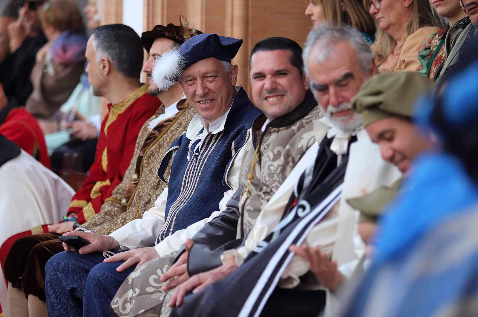 Imágenes del gran ambiente en la Feria Medieval de Palos de la Frontera, Huelva
