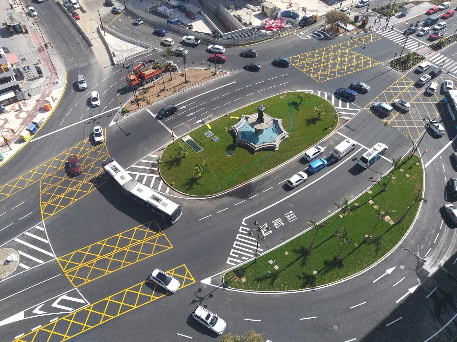 Fotos de la avenida de Andalucía de Málaga, a las puertas de la normalidad tras 10 años de obras del Metro