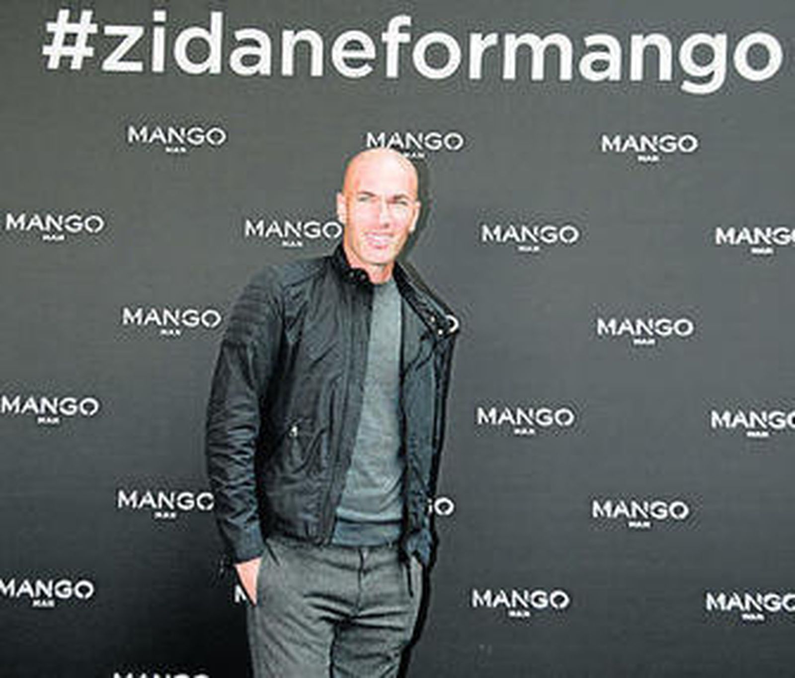 Zinedine Zidane repite como imagen de Mango Man