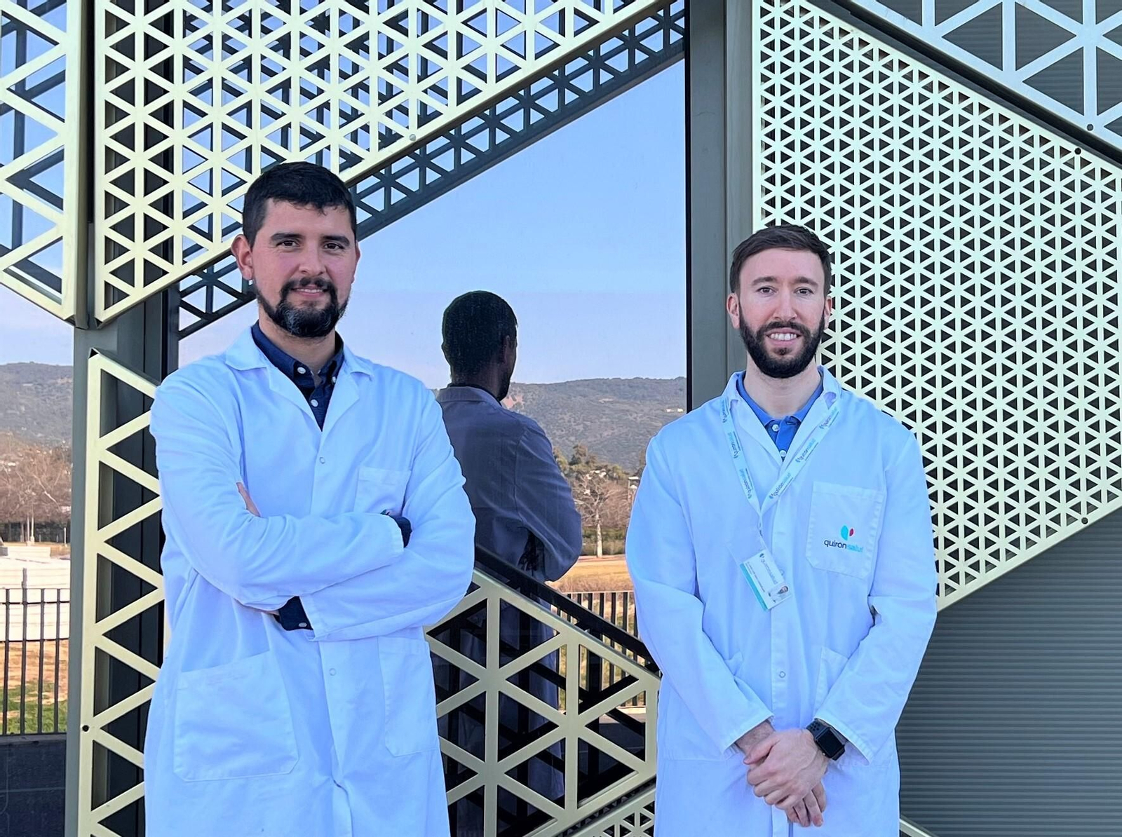 Los doctores Ignacio Valenzuela y Juan Luis Sanz.