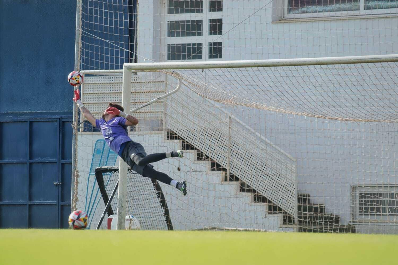 El entrenamiento del Málaga CF, en fotos