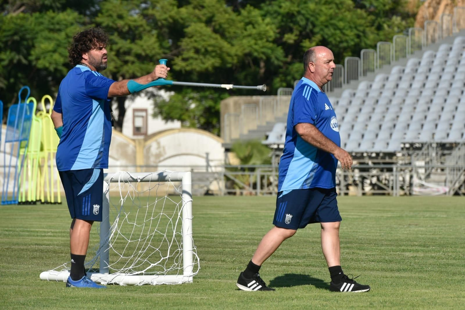 Las imágenes del entrenamiento del Xerez CD en el Estadio Pedro Garrido