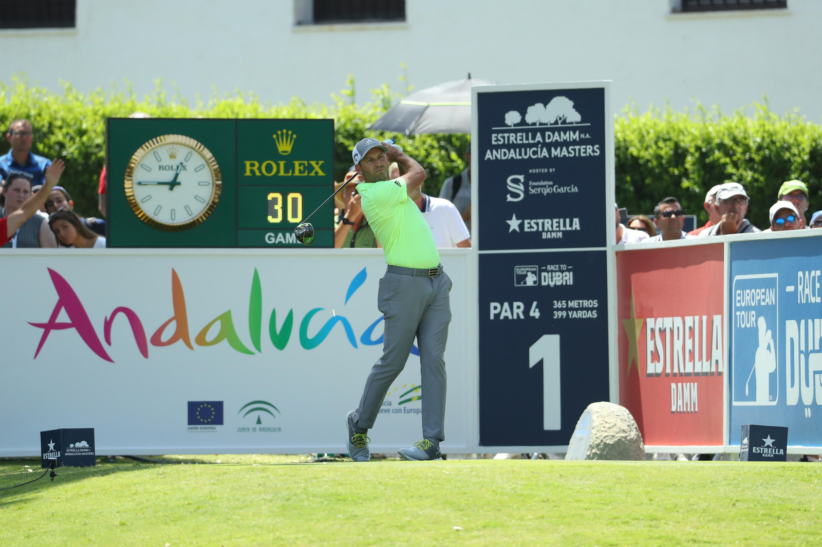 Sergio García, en el Valderrama Masters.