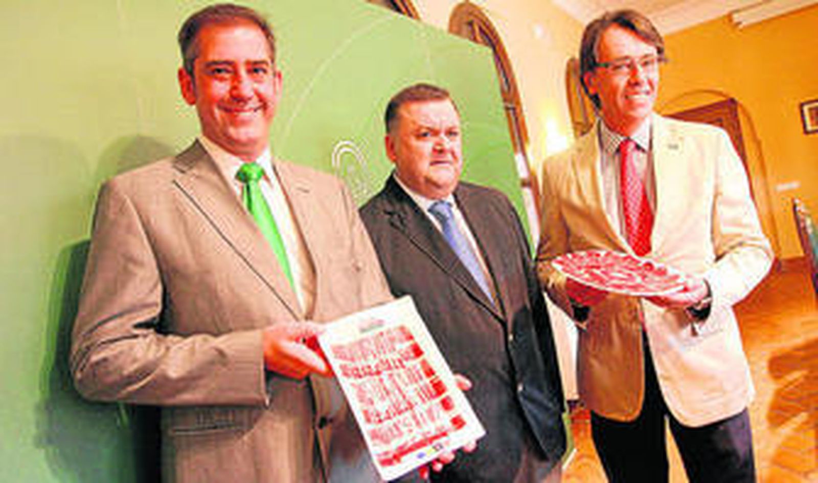 Juan Luis Ortiz, Francisco Zurera y Antonio Torralbo.