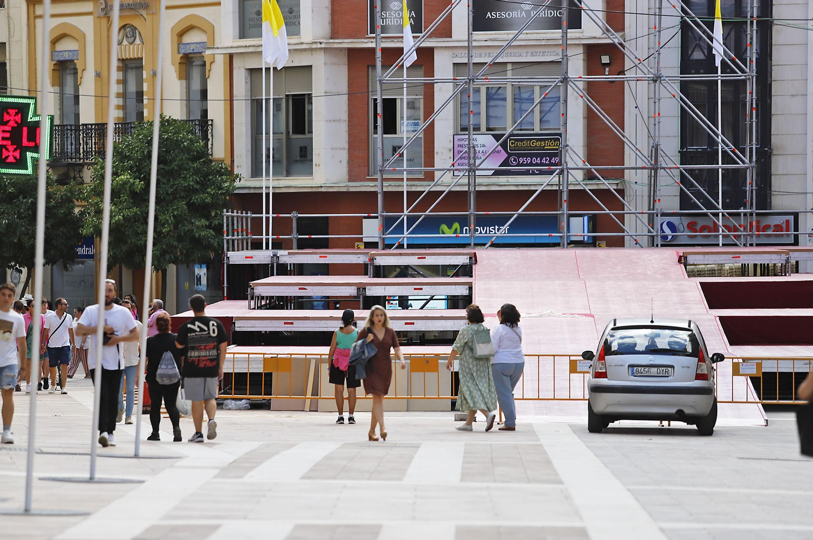 Imágenes de los preparativos para la Coronación de Amargura