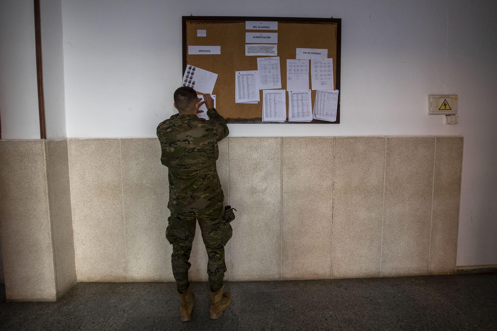 Un día de instrucción, en imágenes